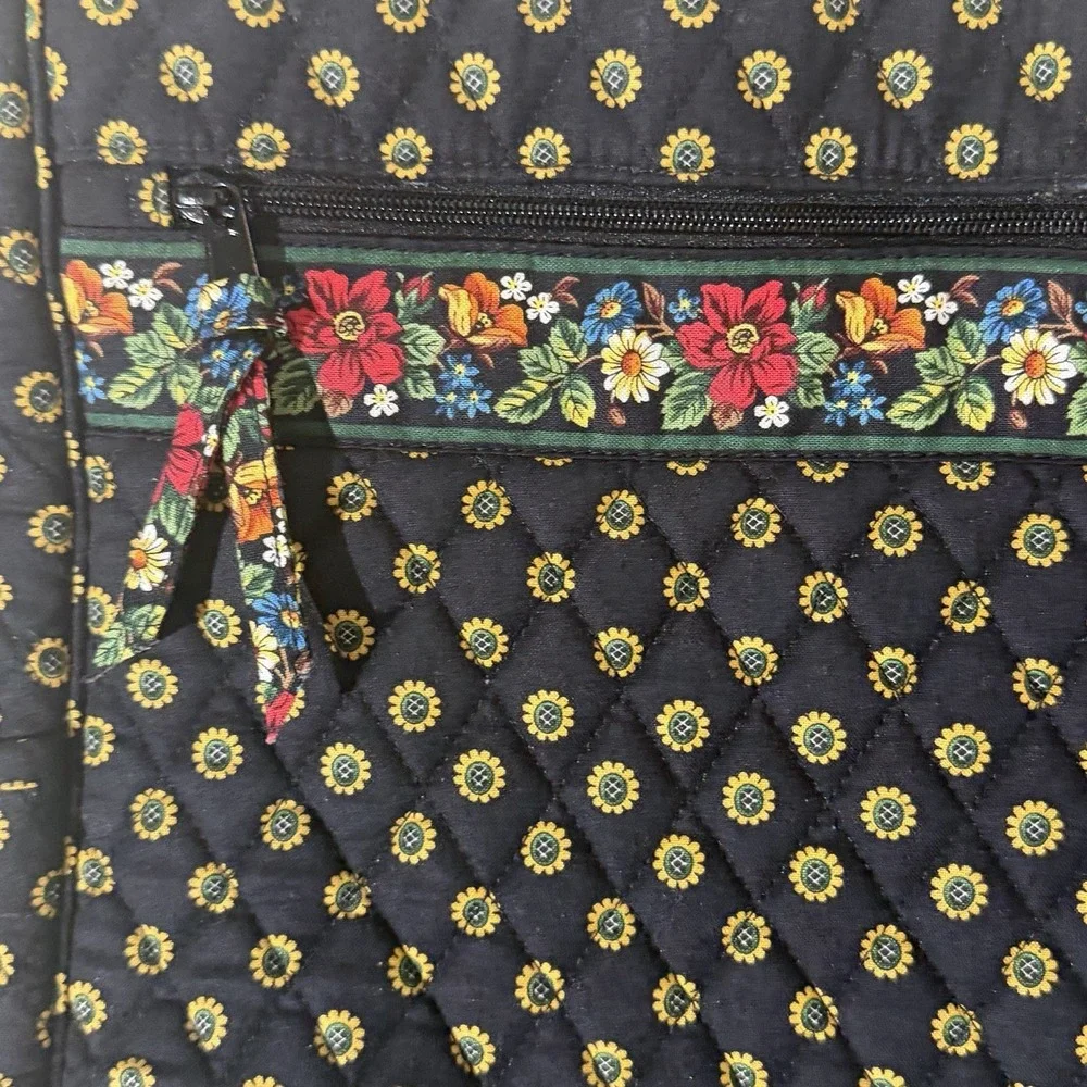 VTG Vera Bradley Metropolitan Laptop Tote Bag retired 
